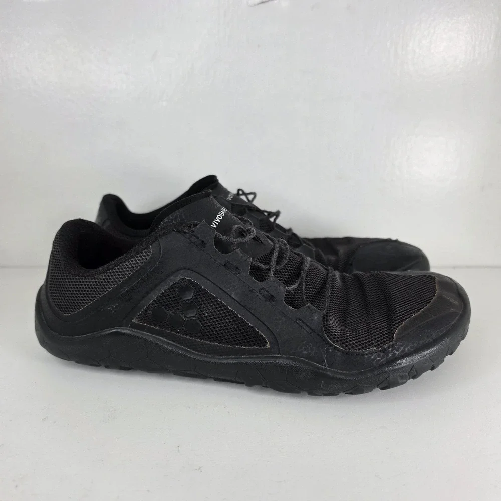 VIVOBAREFOOT Primus Trail FG EU 39L/US W 8.5 Minimalist Shoes Obsidian